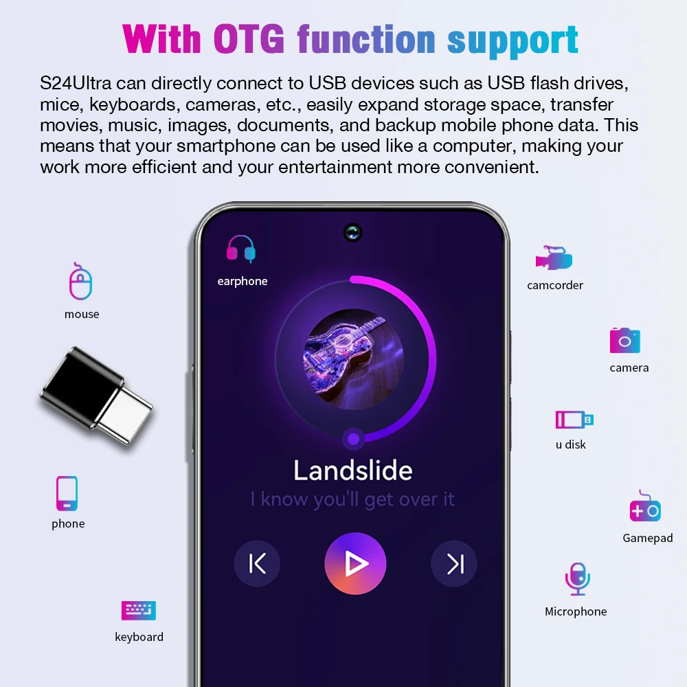 Original S24 Ultra 5G Smartphone S24 Ultra AI Celular Baratos Big Screen Big Battery 5g AI Mobile Phone Factory Price