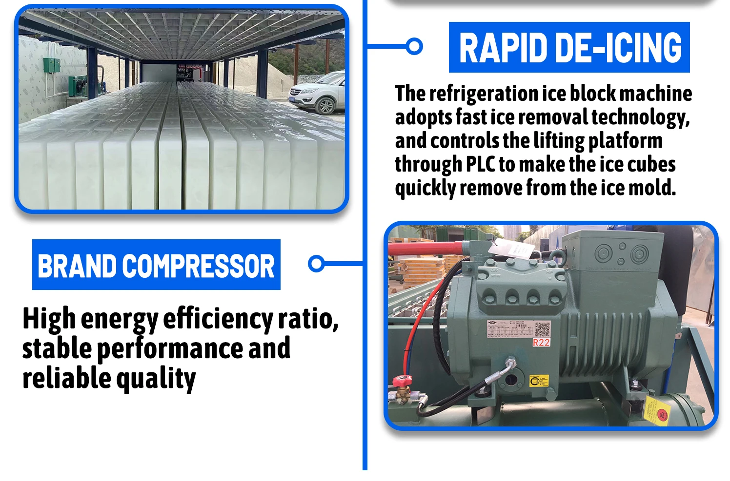 Price Ice Block Making Maker Machine Commercial Block Ice Machine China for Vietnam Direct Cooling 10 Tons 50 Tn Automatic 4 Ton