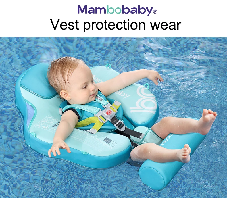 Mambobaby Not Inflatable Baby Float Hot Selling Chest Float With Canopy