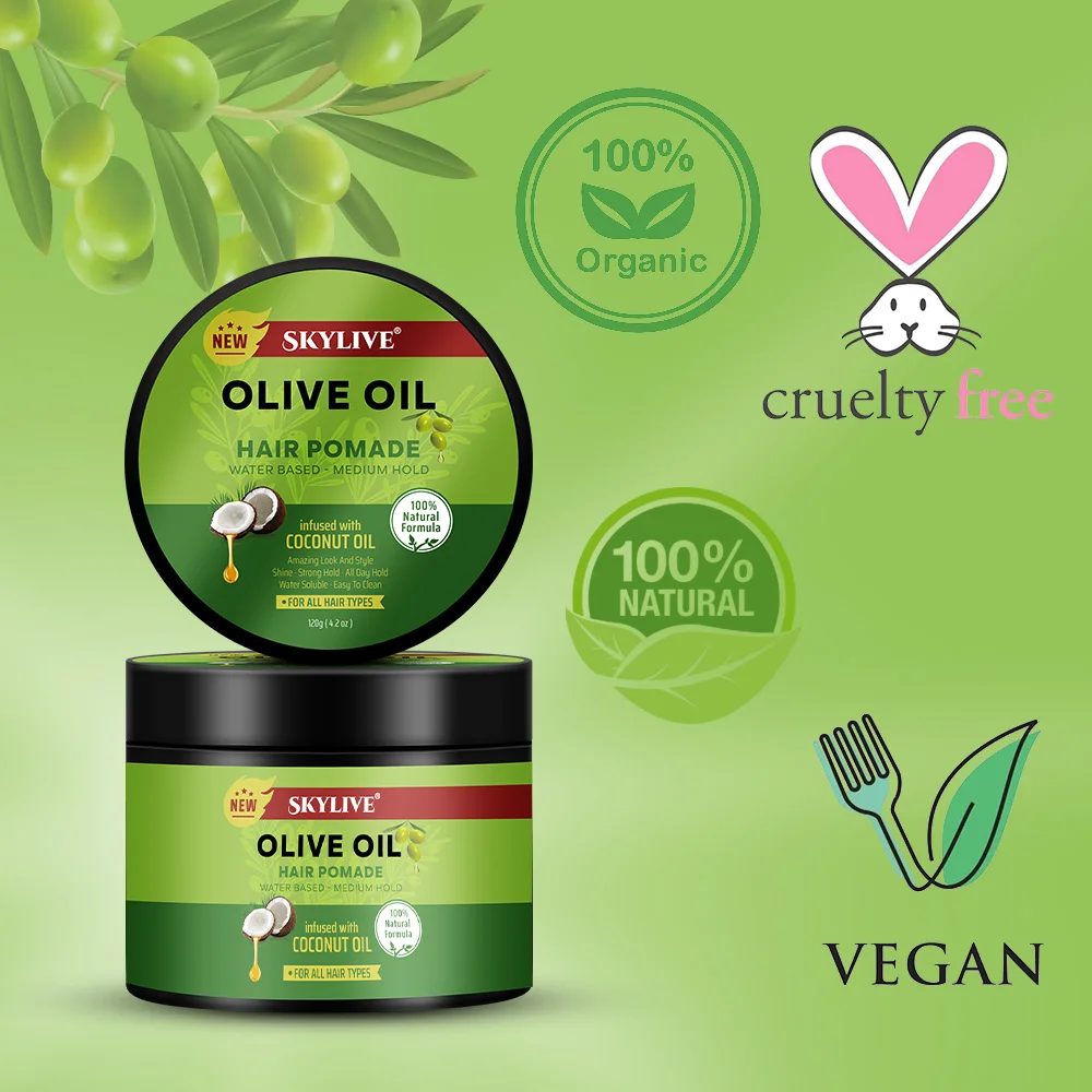 Pomada de cabelo para dreads e dreadlocks, hidratante preto, óleo de oliva  e cera, produto para trançar cabelos, 120g, image size:1000x1000