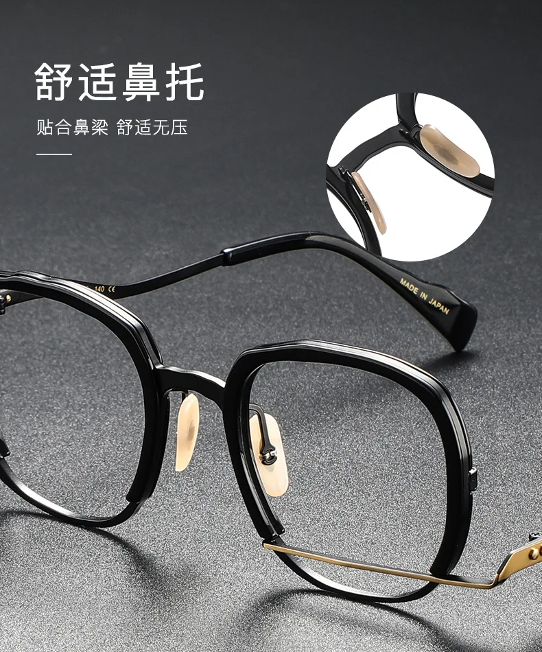 High Quality New Design Titanium Optical Eyewear Frame Men Prescription Glasses for Sale MM0060