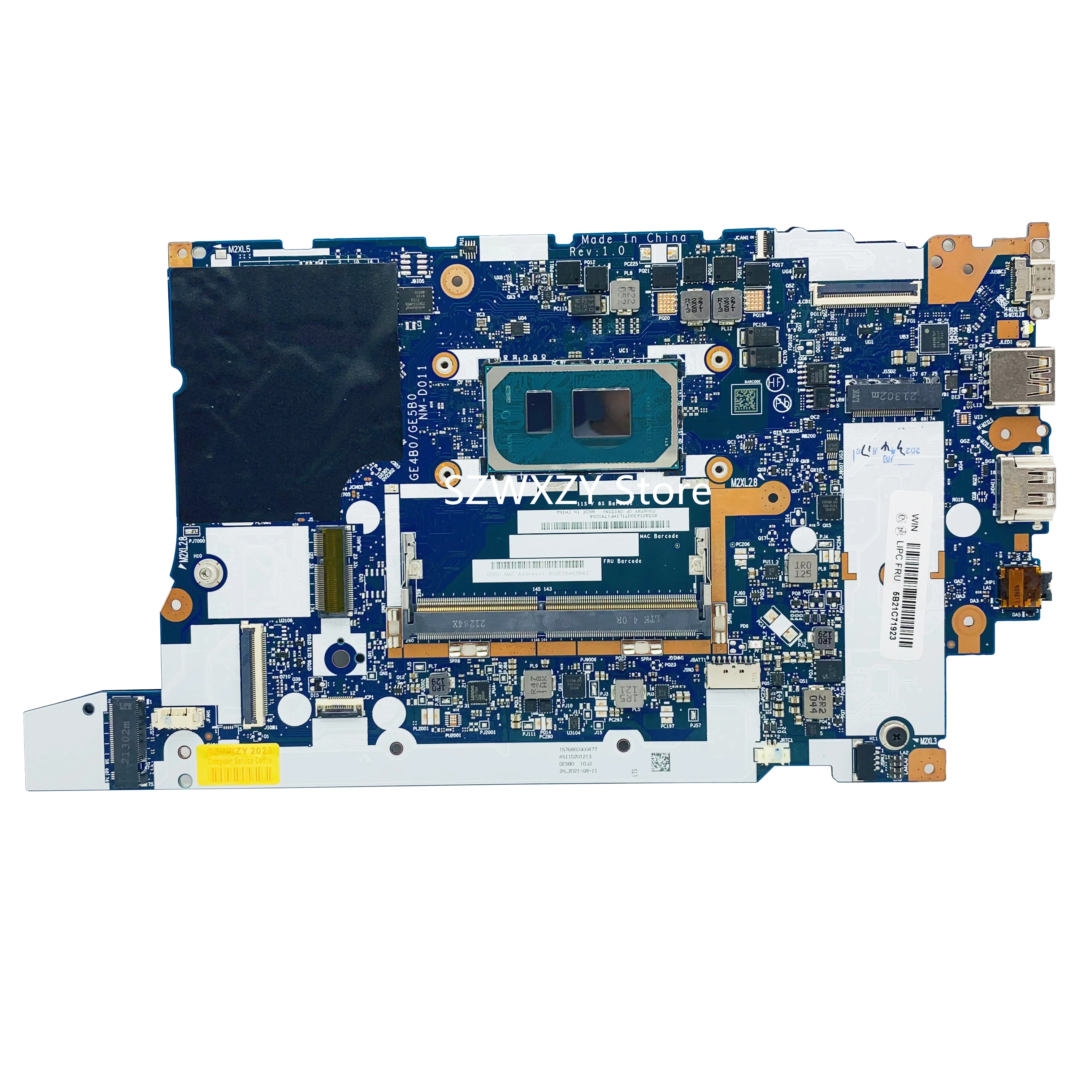 Lenovo ThinkPad E14 E15 Gen 2 Motherboard I3-1115G4 CPU DDR4 100