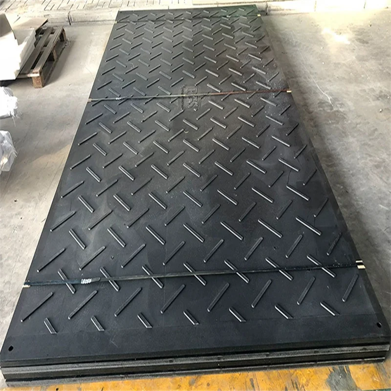 ZSPE Custom HDPE Temporary Ground Protection Construction Road Mat UHMWPE Plastic Sheet Panel Board for Drilling Rig Matting