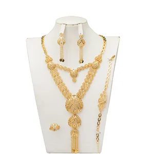 Brazilian Jewelry Set 18k Gold Plated Ladies Jewelry Accessories Wholesale Fashion Jewelry Pendants Charms