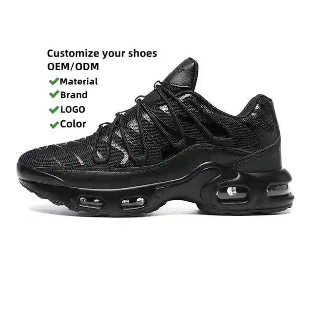 Customized High-quality Men's Sports Shoes with Original Logo, Comfortable air Cushion, Spring and Autumn Sports Shoes