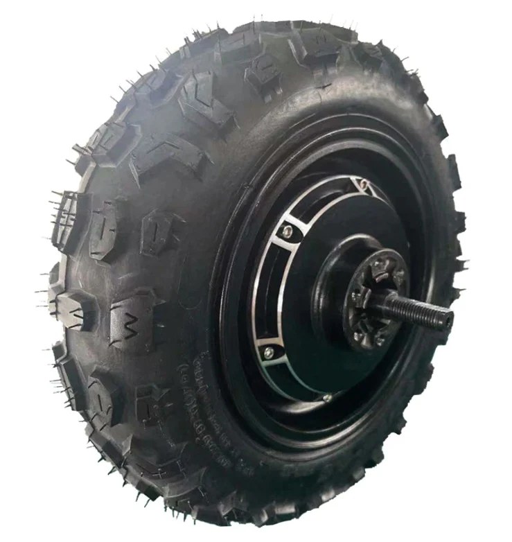 11 Inch 48V 60V 2000W 3000W High Speed Brushless Gearless  Electric Scooter Hub Dual Motor With Off-road Tire