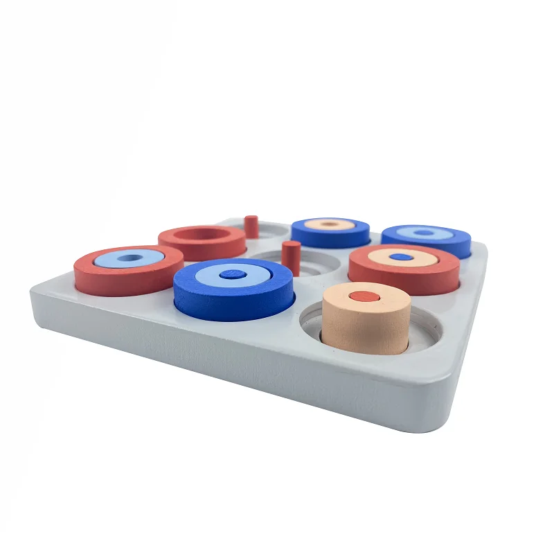 Math Playground Tic Tac Toe New Design Game Tic Tie Toe Wood Brain Board Game