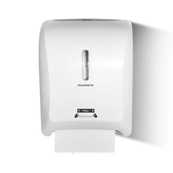 Automatic Paper Towel Dispenser Wall Mounted ABS Plastic Paper Towel Holder Jumbo Roll Auto Cut Toilet Paper Dispenser