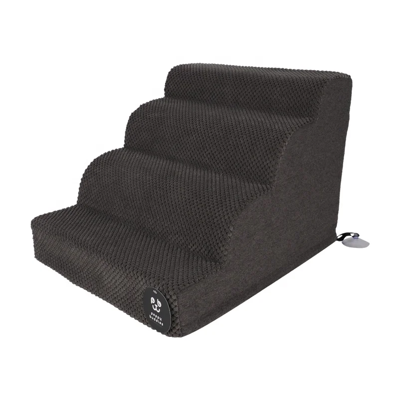 LS PEPPY BUDDIES HIGH DENSITY FOAM DOG STEPS 3 TIERS NON SLIP PET STAIRS for OLDER INJURED DOGS WITH JOINT PAIN