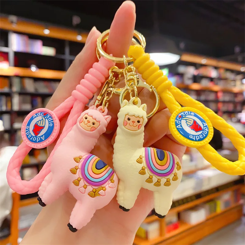 卸売かわいい小さな柔らかいペンダントラマアルパコス動物カワイイ