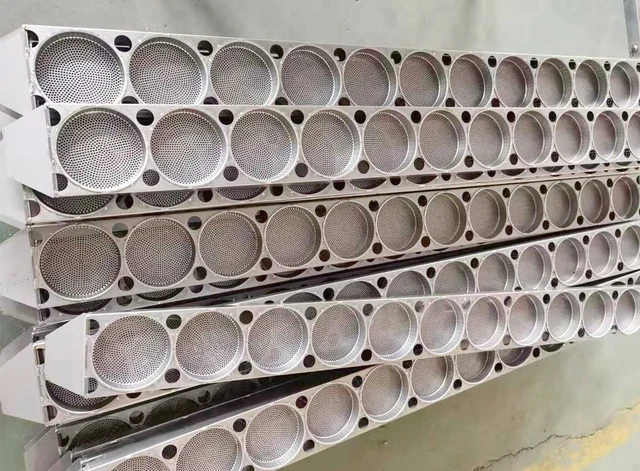 For Huaer CNC Lathed Direct Sale SS316L Burr-free Noodle Frying Basket for Steamed Noodle Line 4