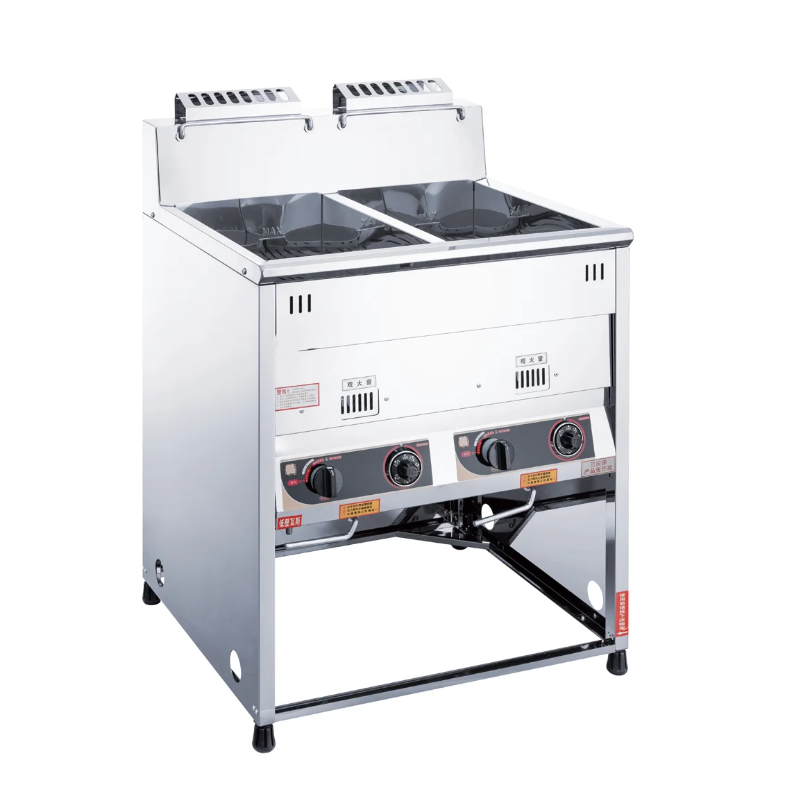 40L Factory Used LPG Commercial Deep Churros Donut Fryer Manual Control Mechanic Timer Ce Thermostat Electric Deep Fryers