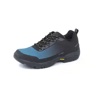 Custom Lightweight Breathable Anti-Splash Waterproof Unisex Leather Upper All Seasons Sneaker Sports Trail Outdoor Shoes