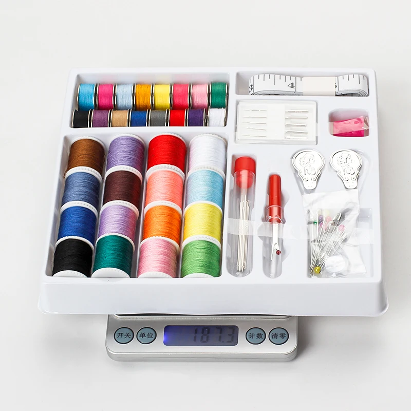 Sewing Kit for Beginners and Travelling Use Includes Sewing Threads Sewing Needles Threader and Pins