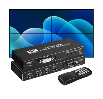 SY hdmi video wall controller video wall controller 2*2 4k 60hz video wall displays controller