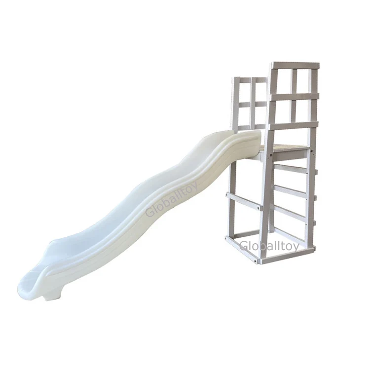 Party rental white slide plastic kids slide game, View Kids slide white ...