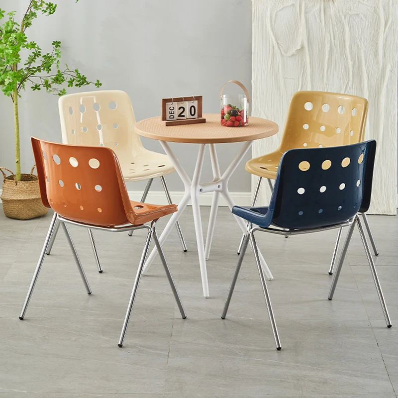 Vintage Robin Day Plastic Polo Chair - Stackable Dining Furniture