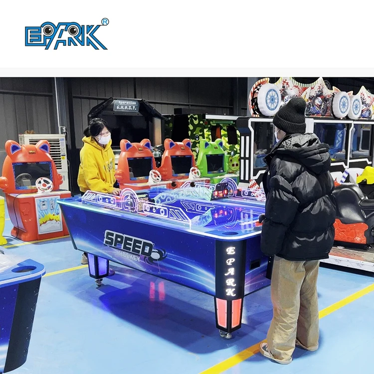 Jeu Air Hockey Mini Table Out Of The Blue - 50x31x9cm - Set Complet Pour Fêtes En Famille