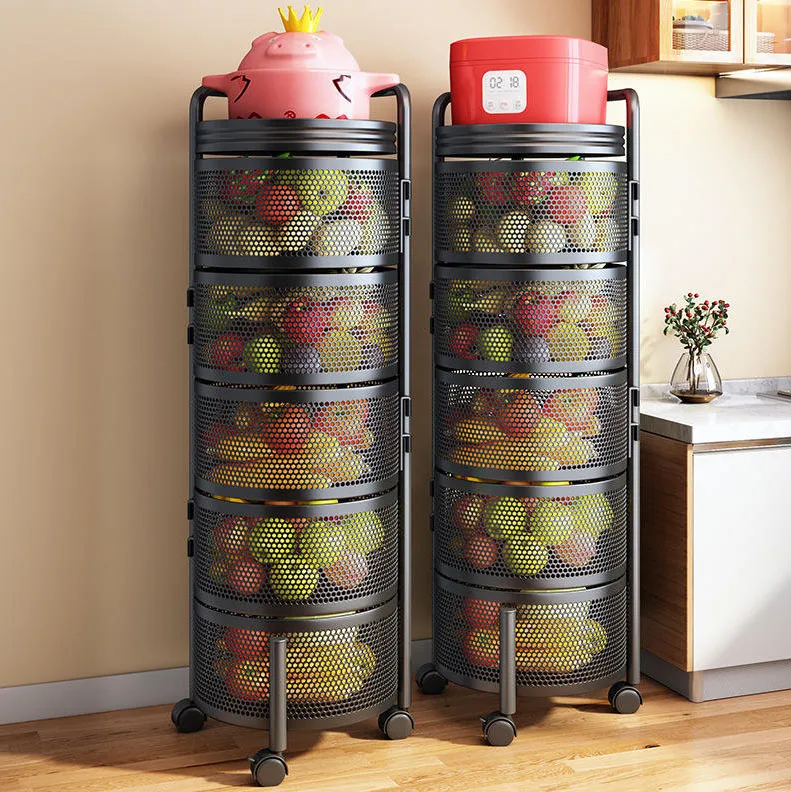 Hot Sale Kitchen Trolley Cart Storage Rack Shelf Multi-layer Vegetable ...
