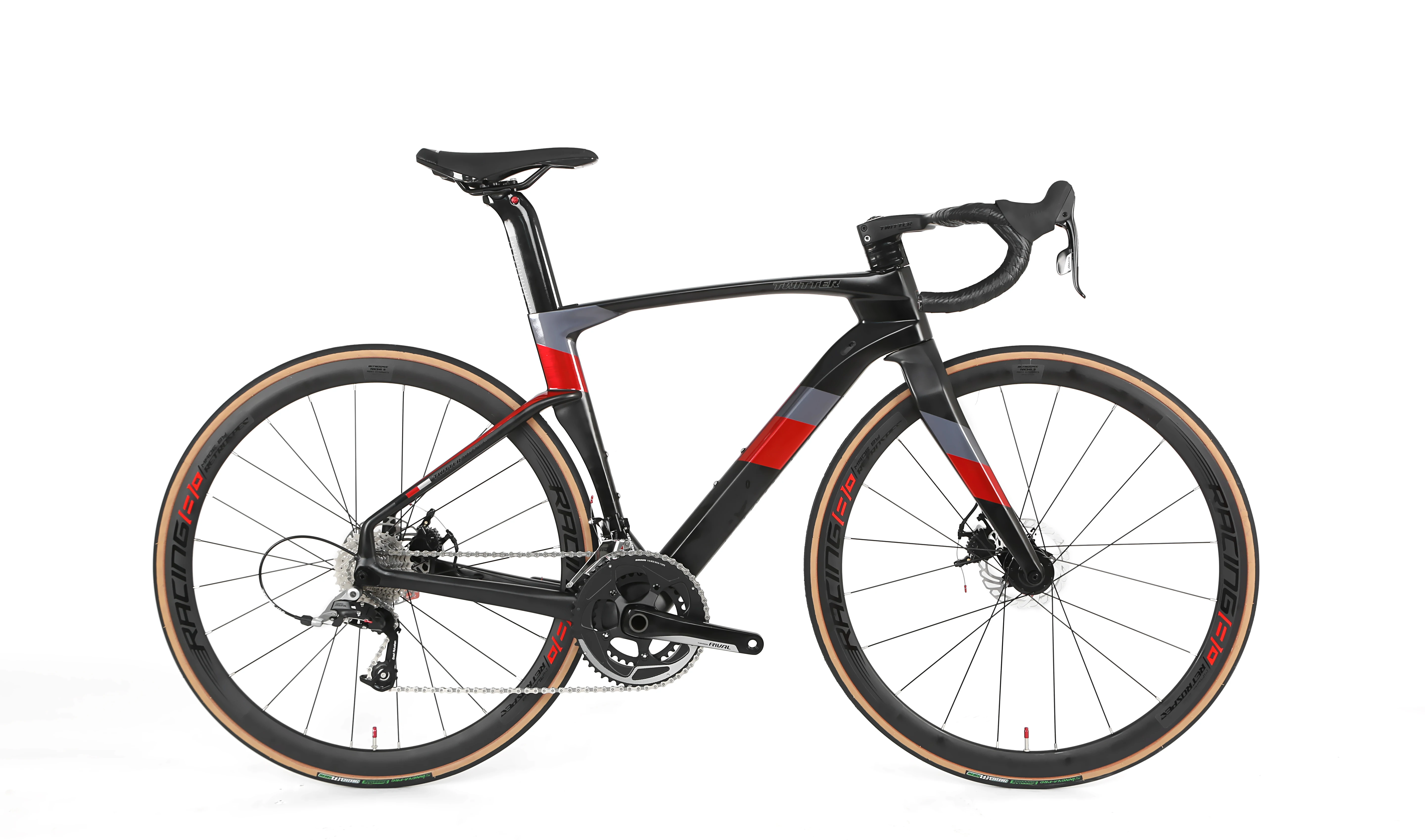 カーボンファイバーフレームTwitterロードバイクMtb油圧ディスク