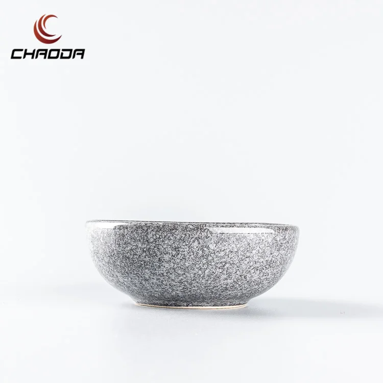 4 Inch Matte Color Glaze Rice Bowl Ceramic Bowl Gift Set Porcelain Soup Bowl for Party