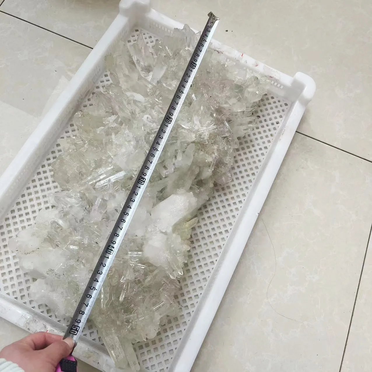 Оптовая продажа необработанный камень большие прозрачные кластеры кварца Исцеляющие