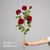 5-headed velvet rose - bright red