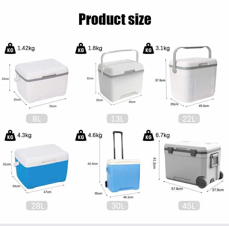 13l Portable Camping Cooler Box For Camping Kitchen Picnic Bbq Buy