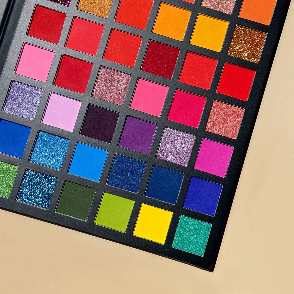 48 цветов Тени для век легко наносится макияж частный индивидуальный логотип палитра цветов для макияжа