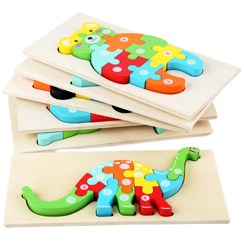 Childrens Puzzle Jigsaw Kids Learning Educational Toy Birthday Preschool Puzzles 