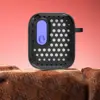 Para airpods 1/2 negro y púrpura