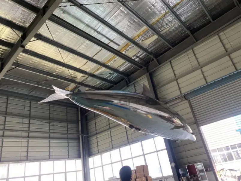 Inflatable Dolphins Balloon Drone Remote Control Advertising Dolphins