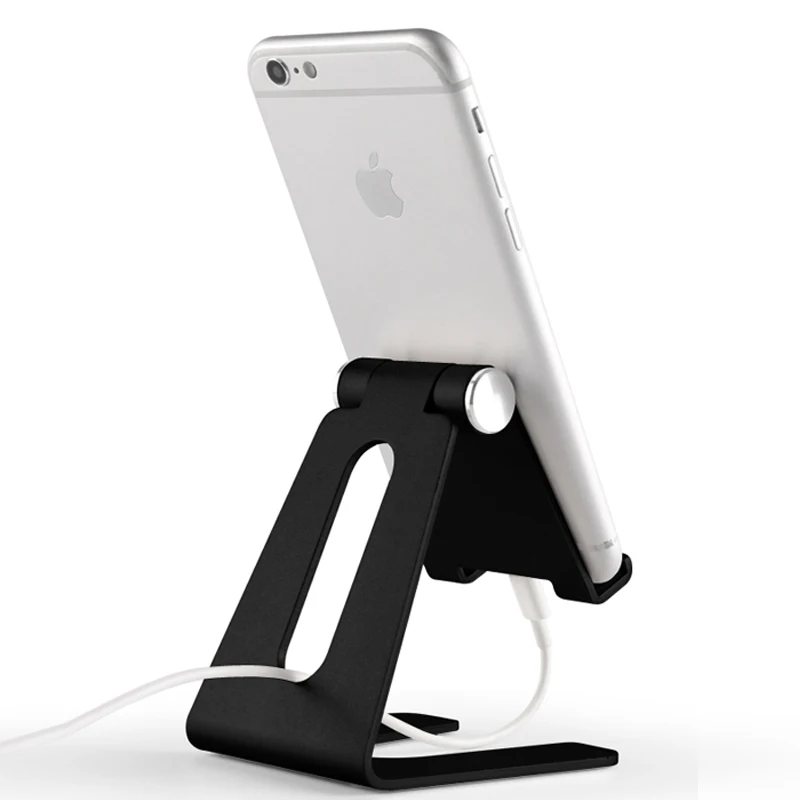 Universal Adjustable Metal Mobile Phone Holder Portable Aluminium Alloy Cell Phone Stand