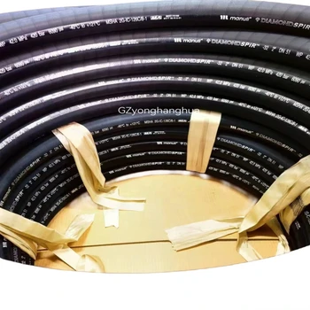 High Pressure DIN EN 853 1SN/SAE 100R1AT Steel wire braided hydraulic hose 3/4"