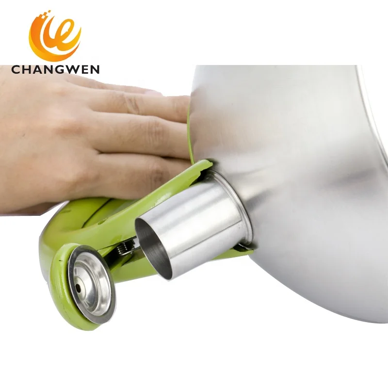 Guangdong зеленый ss 304 плита топ индукции свист чай чайник