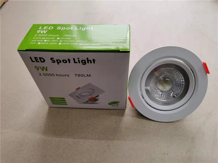 Adjustable Indoor Mini Recessed Focus Spotlight Ceiling Spot Down Light Led Downlight