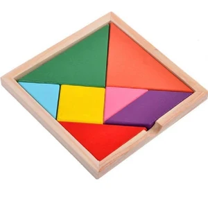 New Arrival Educational Learning Toys Wooden Tangram for Kids
