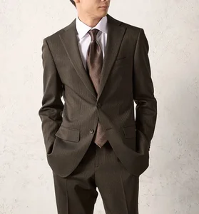 2026 Italian-Style British Woolen Single-Breasted Casual Business Men's Suit High-end blazer Man Commuter Wear Formal Wear