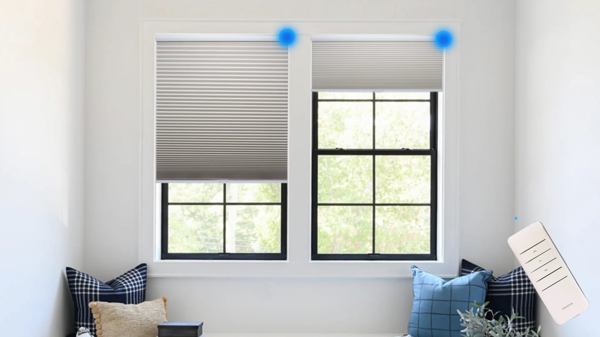 Manual/motorized Blackout Honeycomb Skylight Blinds - Buy Skylight ...