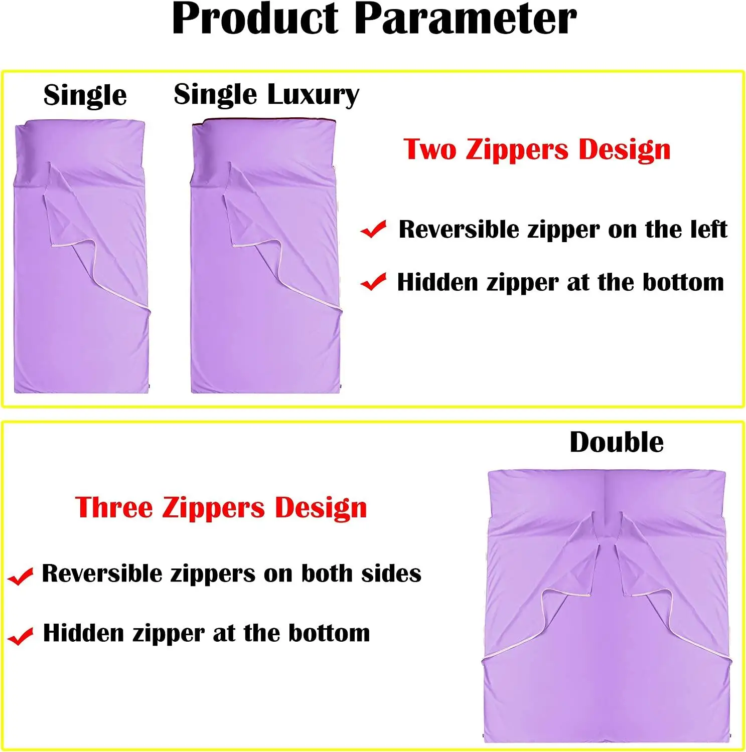 Woqi Low Temperature Heating Sleeping Bag Sleep Sack Camping Travel Liner With Pillow Soft Buy