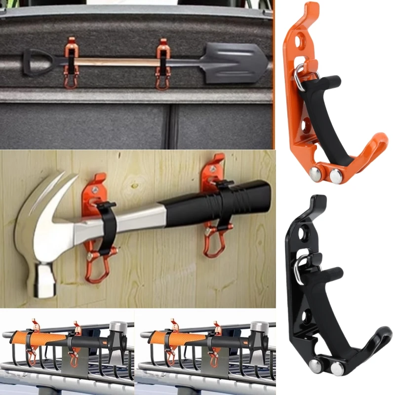 Quick Fist Clamp for Mounting Tools Equipment Car Wall Mounts Car Trailer RV Boat Residential Accessories Shovel Bracket