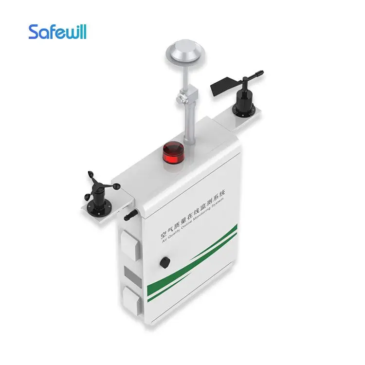 Safewill Dust Monitor System PM2.5 PM10 TSP Dust Concentration Measuring Instrument Environmental Testing Station