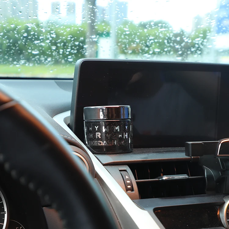 IKEDA Competitive Price Custom Areon Car Air Freshener Gel Crystal Solid Car Balm Air Freshener