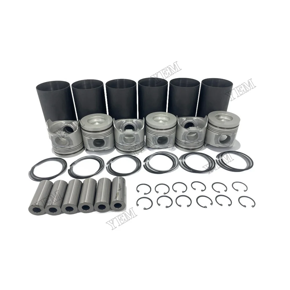 For Isuzu 6HK1 Cylinder Liner Kit Engine Parts Repair Replacement 3