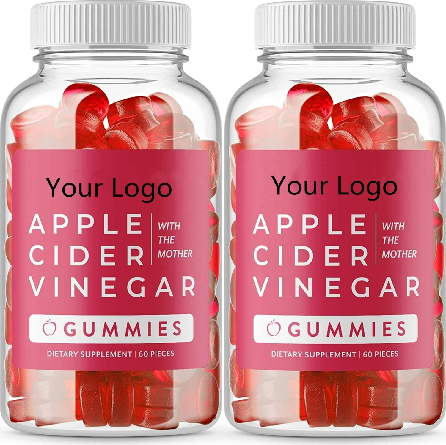 
 Жевательные приправы для уксуса яблока с органическим корнем граната и витаминами для потери веса, готовые к отправке  