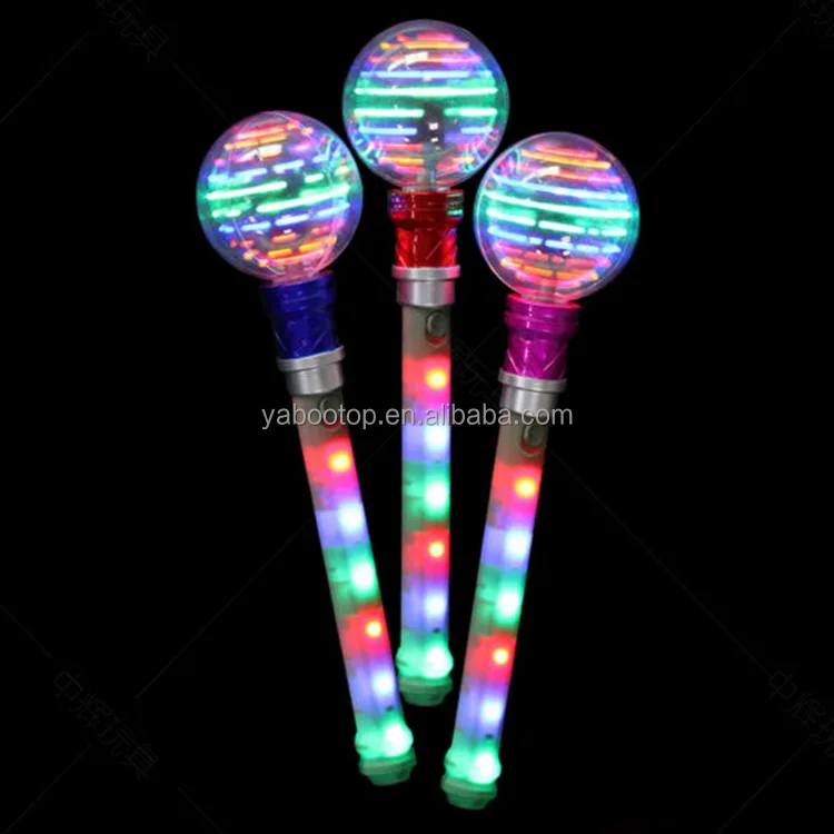 Artcreativity Led Wands For Kids Light Up Orbiter Spinning Wand ...