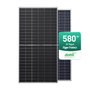 Jinko Topcon Bifacial Solar Panel 570 580 585 Watt N Type Photovoltaic ...