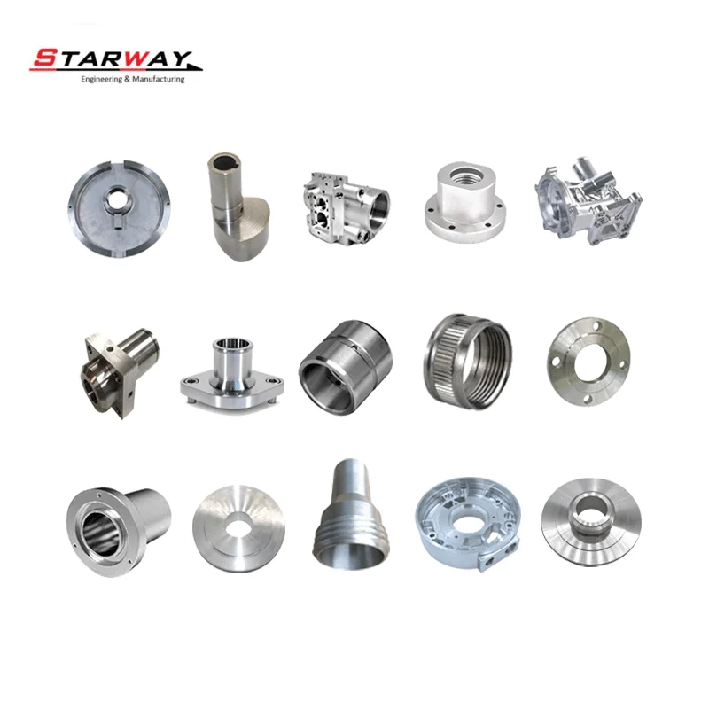 ISO9001 Certified Factory 5 Axis OEM Precision Aluminum Stainless Steel Brass Plastic Custom CNC Metal Milling Machining Parts