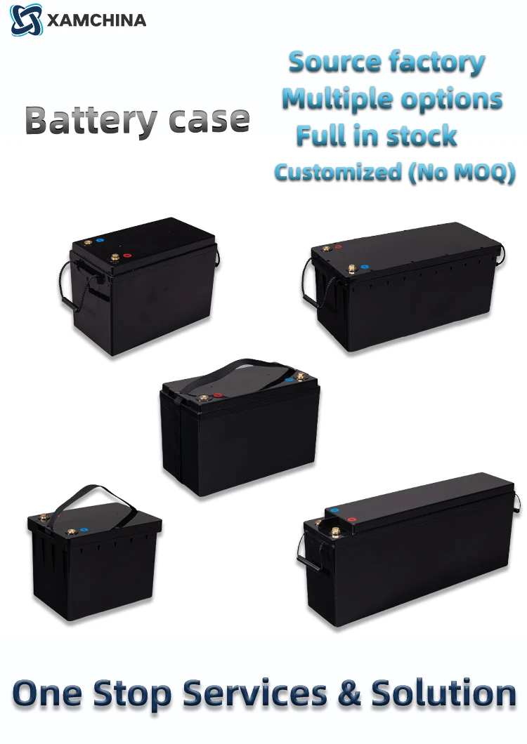 Factory Custom Black Abs Battery Box 12v Marine Lithium Battery Box Xam