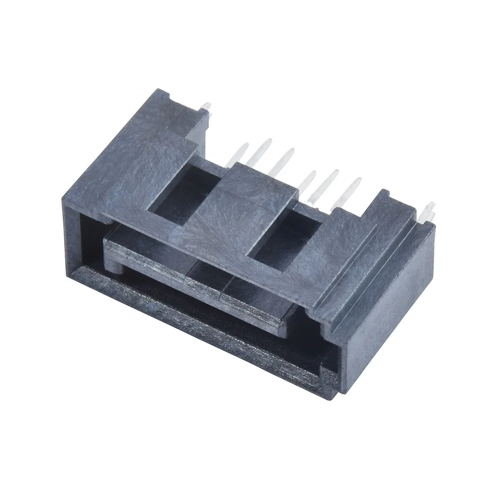 SATA 7pin Male Hard Disk Interface Socket Vertical Straight Plug Serial ATA Connector Plug